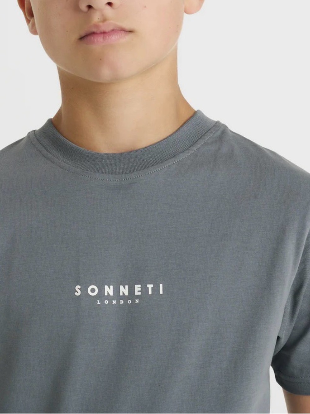 Sonneti Kids Grey Logo T-Shirt - Picture 2 of 2